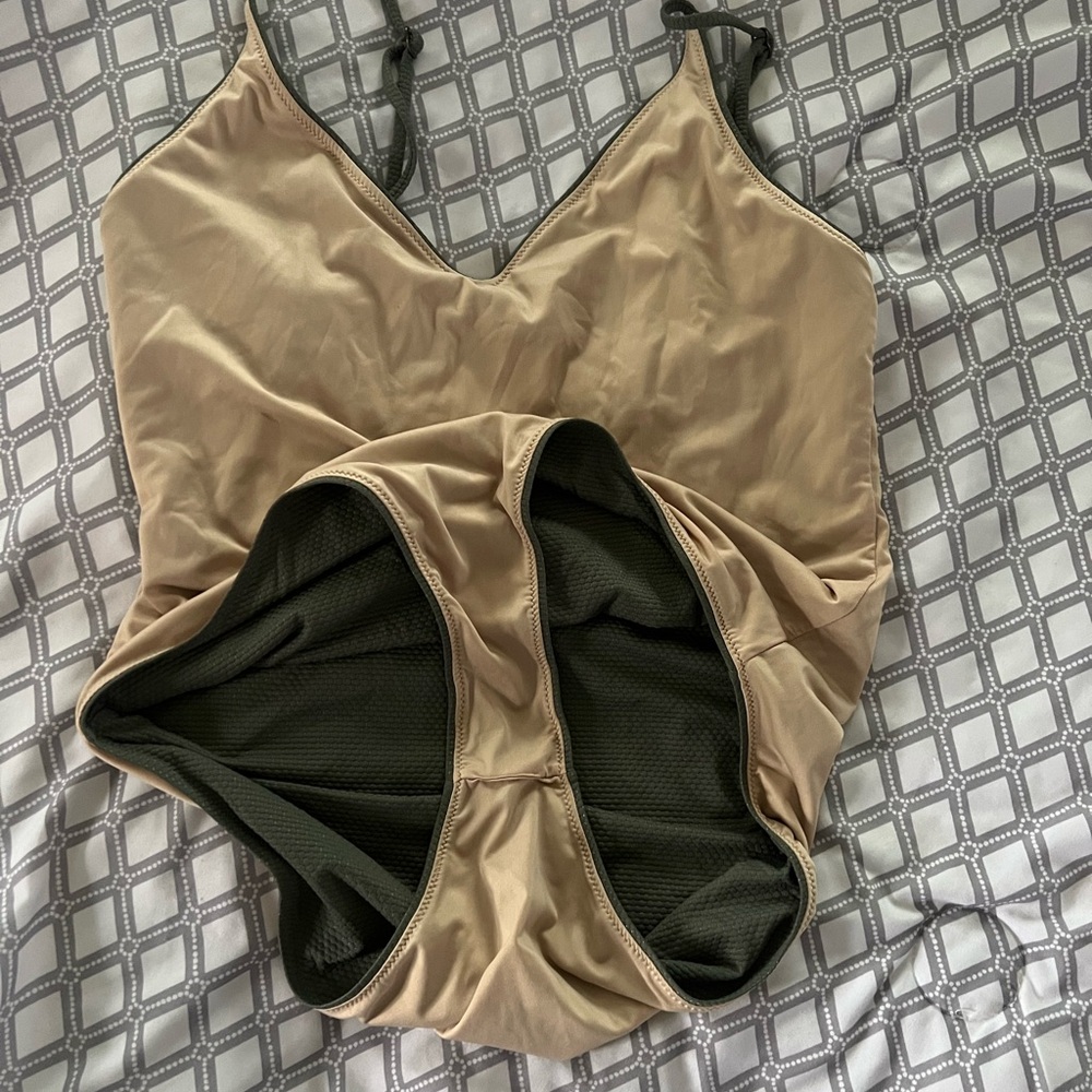 Olive Green Women's Swimsuit - Picture 7 of 7